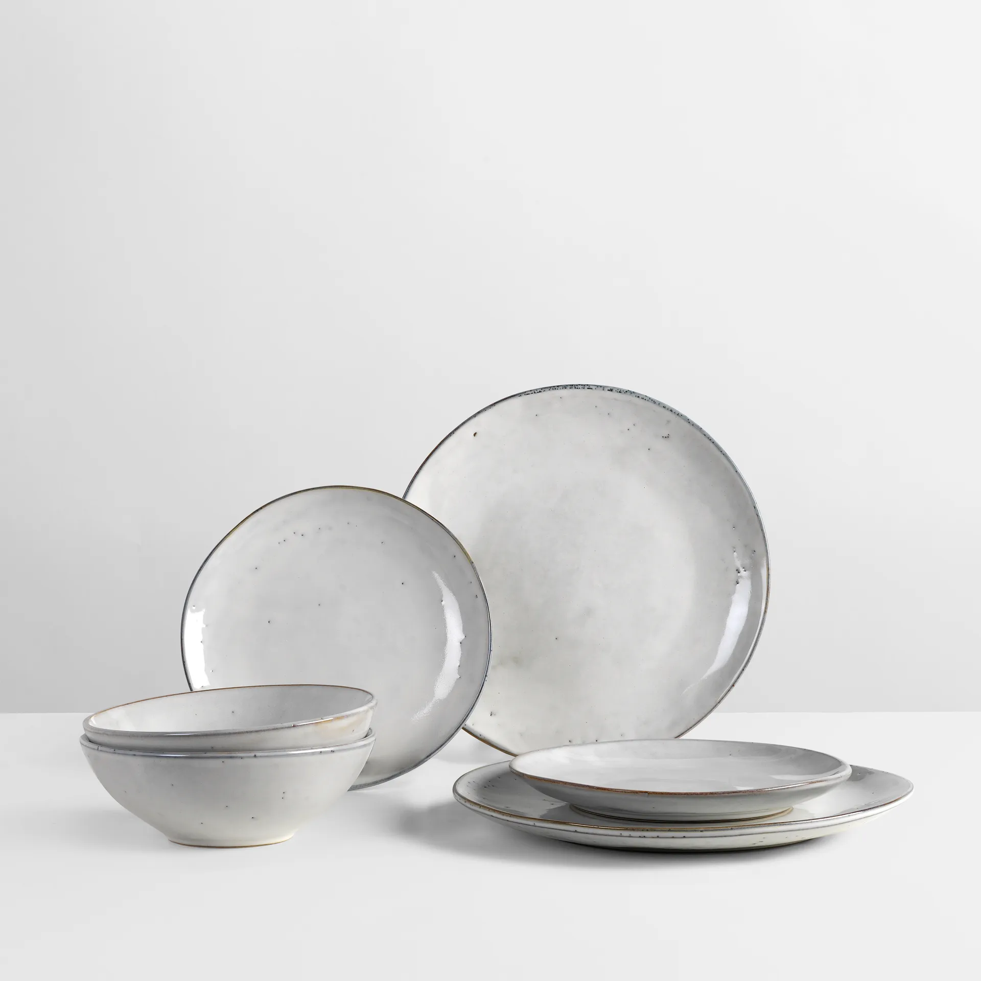 Nordic Sand dinerset voor twee, 6-delig Broste Copenhagen