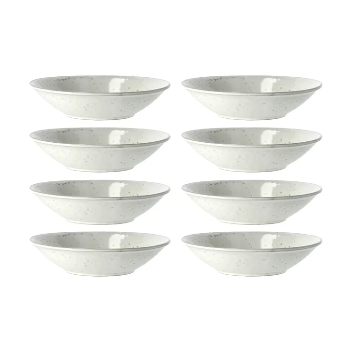 Nordic Sand pastateller Ø22,5 cm 8-pack - undefined - Broste Copenhagen