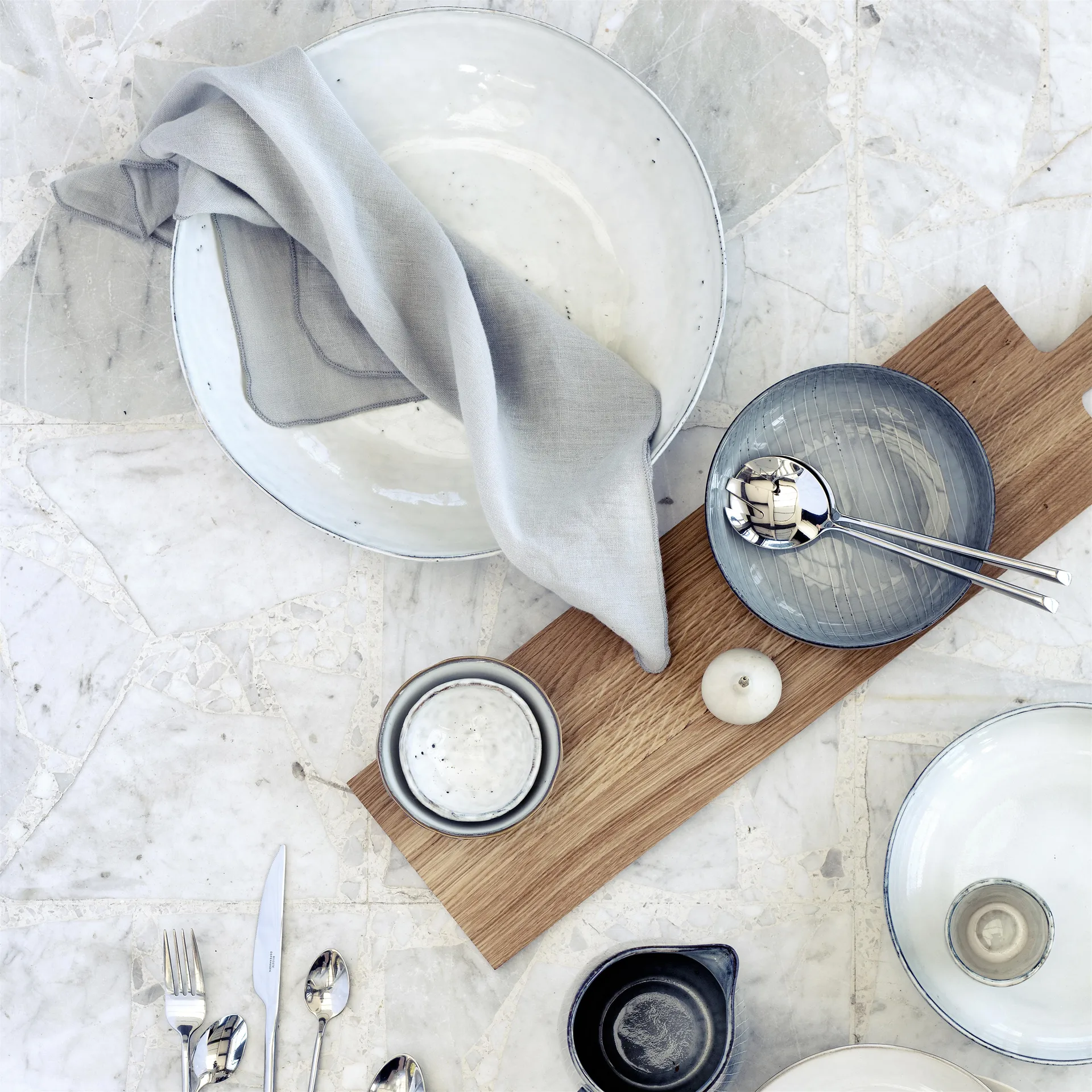 Nordic sand saladeschaal, Ø 34,5 cm Broste Copenhagen