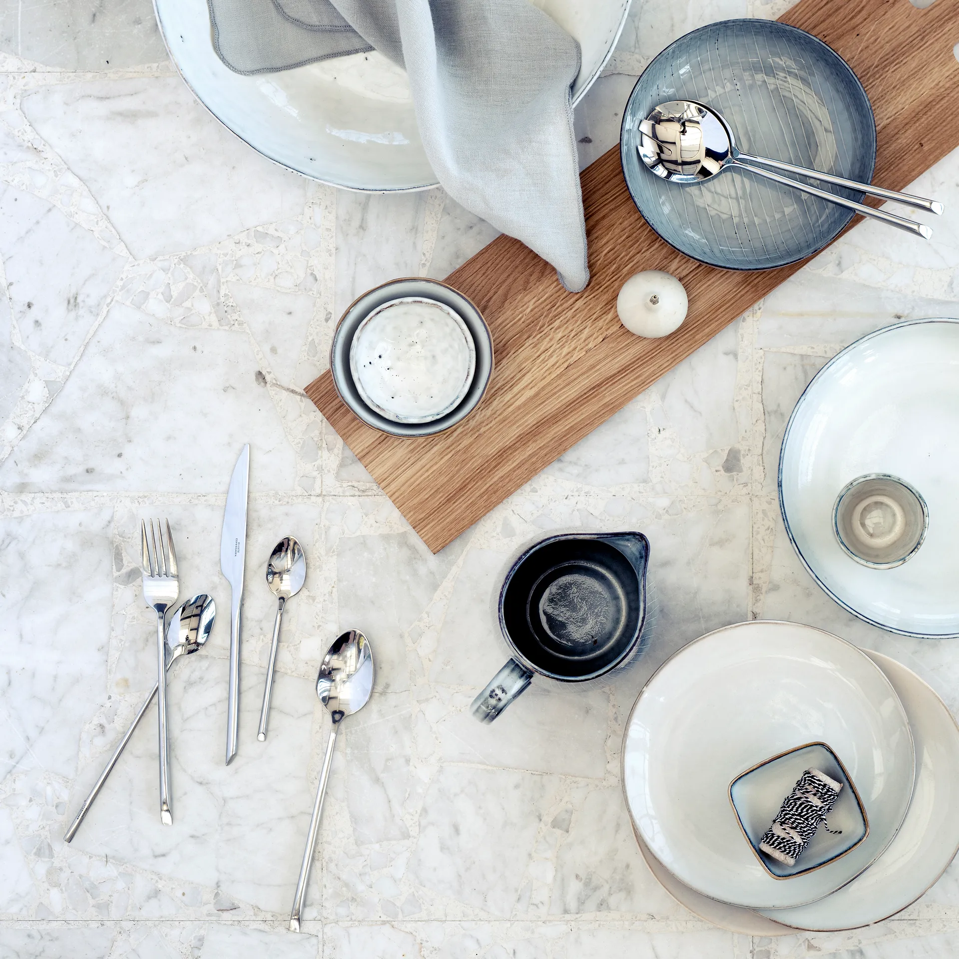 Nordic Sand schaal vierkant, 8 x 7,5 cm. Broste Copenhagen