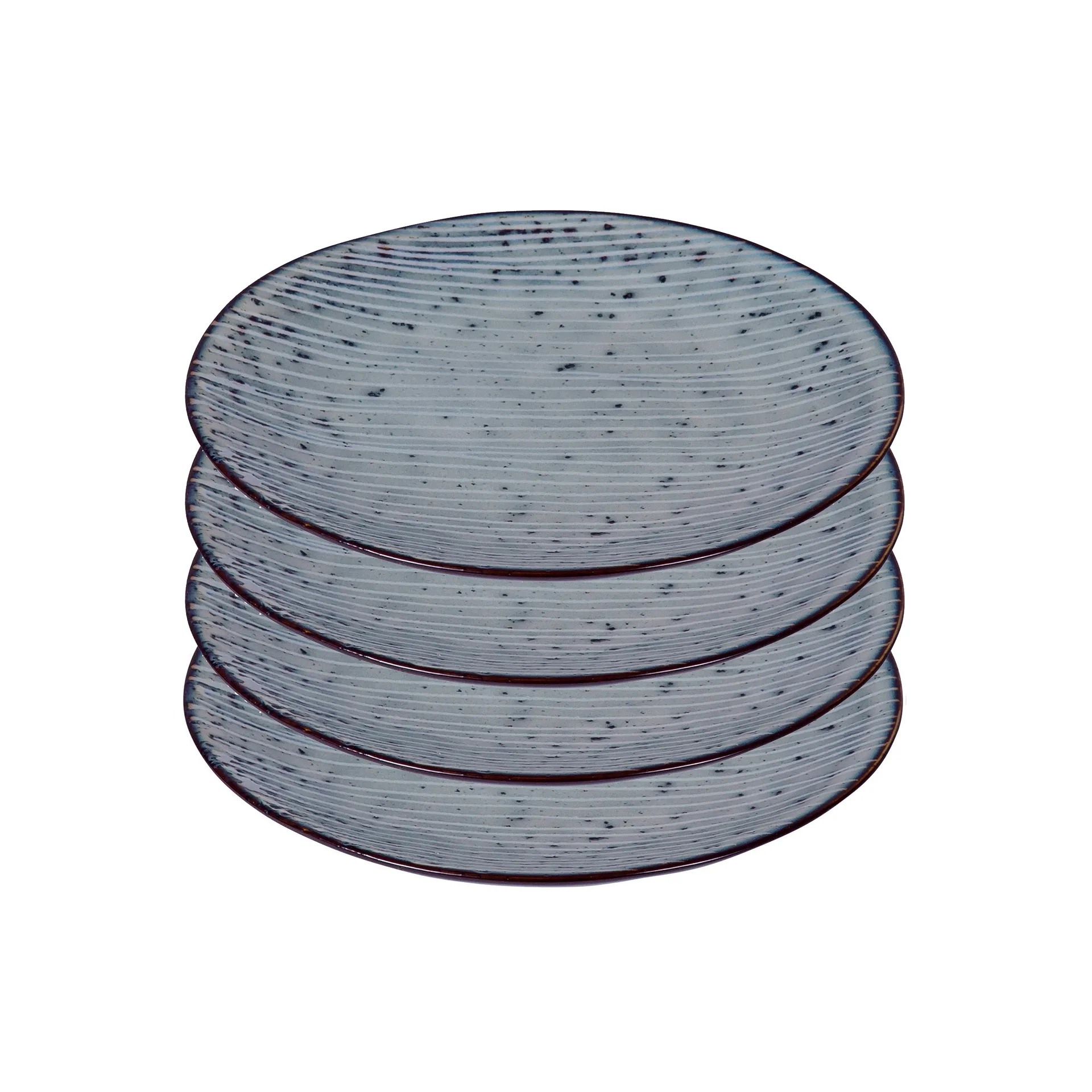 Nordic Sea bord 4-pack Ø 15 cm.,  Broste Copenhagen