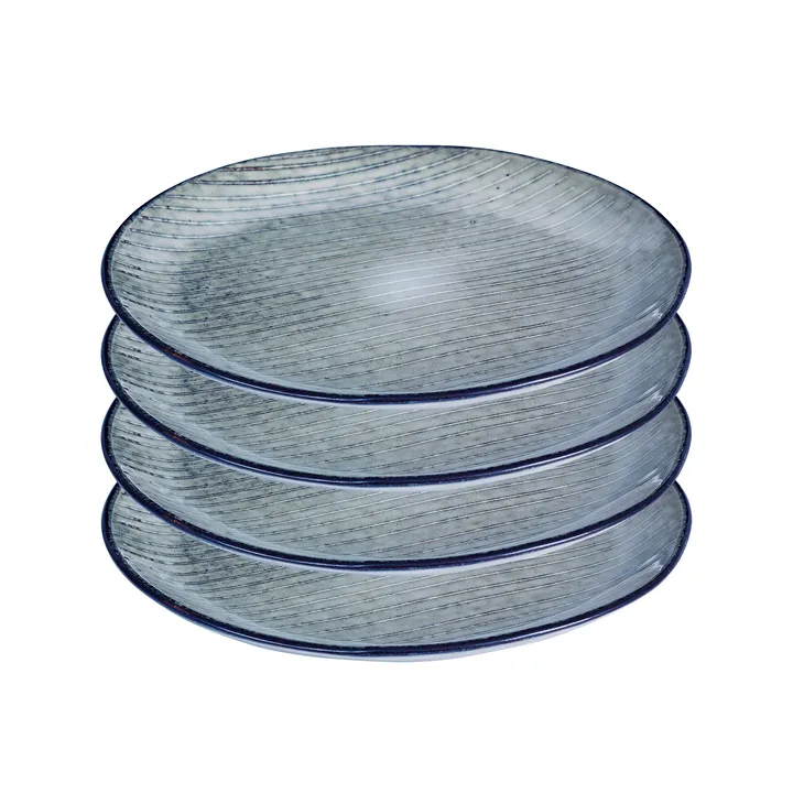 Nordic Sea bord 4-pack Ø 20 cm. - Broste Copenhagen