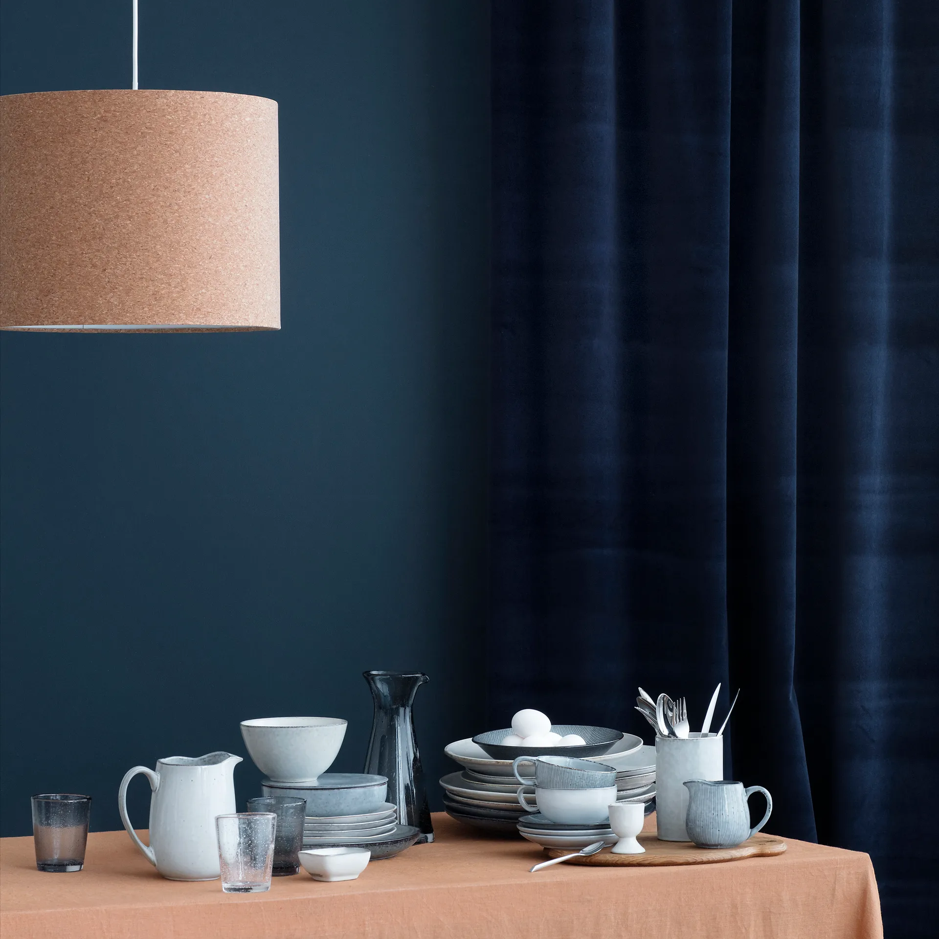 Nordic Sea theekop en schotel, 5,8 cm. Broste Copenhagen