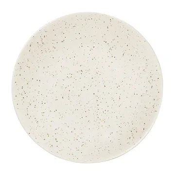 Nordic Vanilla bord Ø15 cm - Cream with grains - Broste Copenhagen