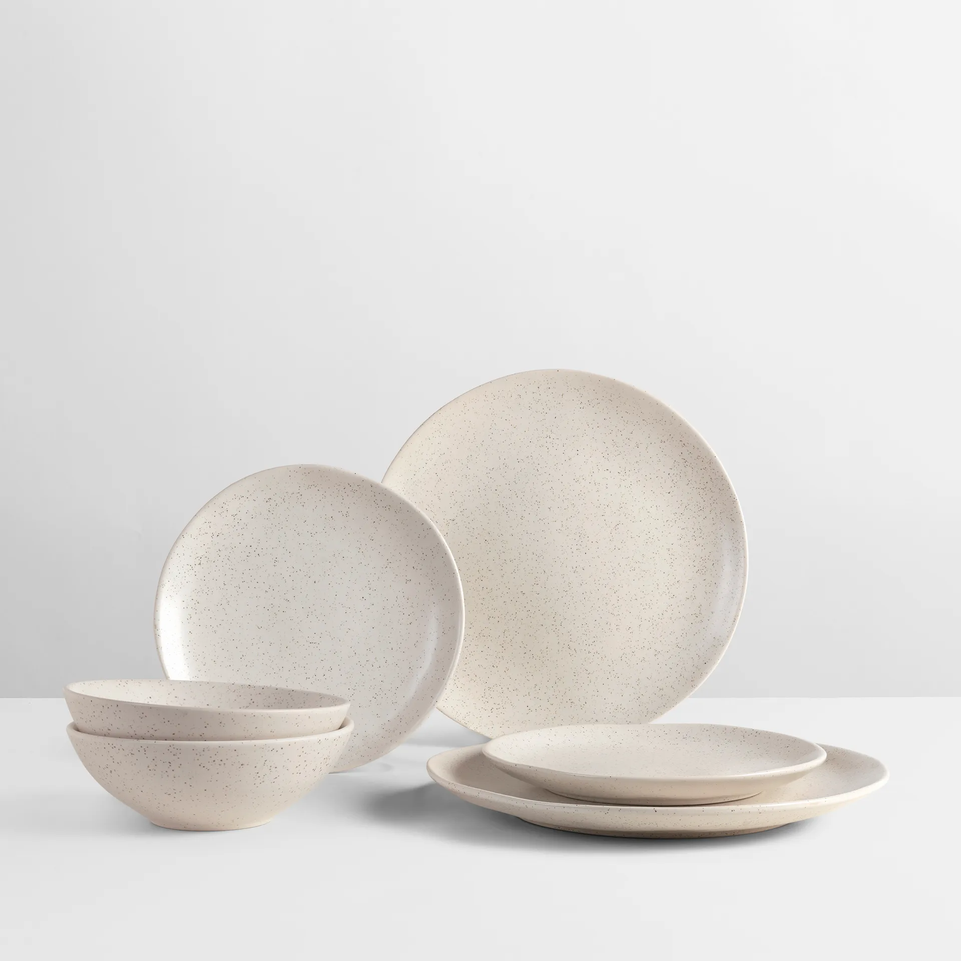 Nordic Vanilla dinerset voor twee, 6-delig Broste Copenhagen