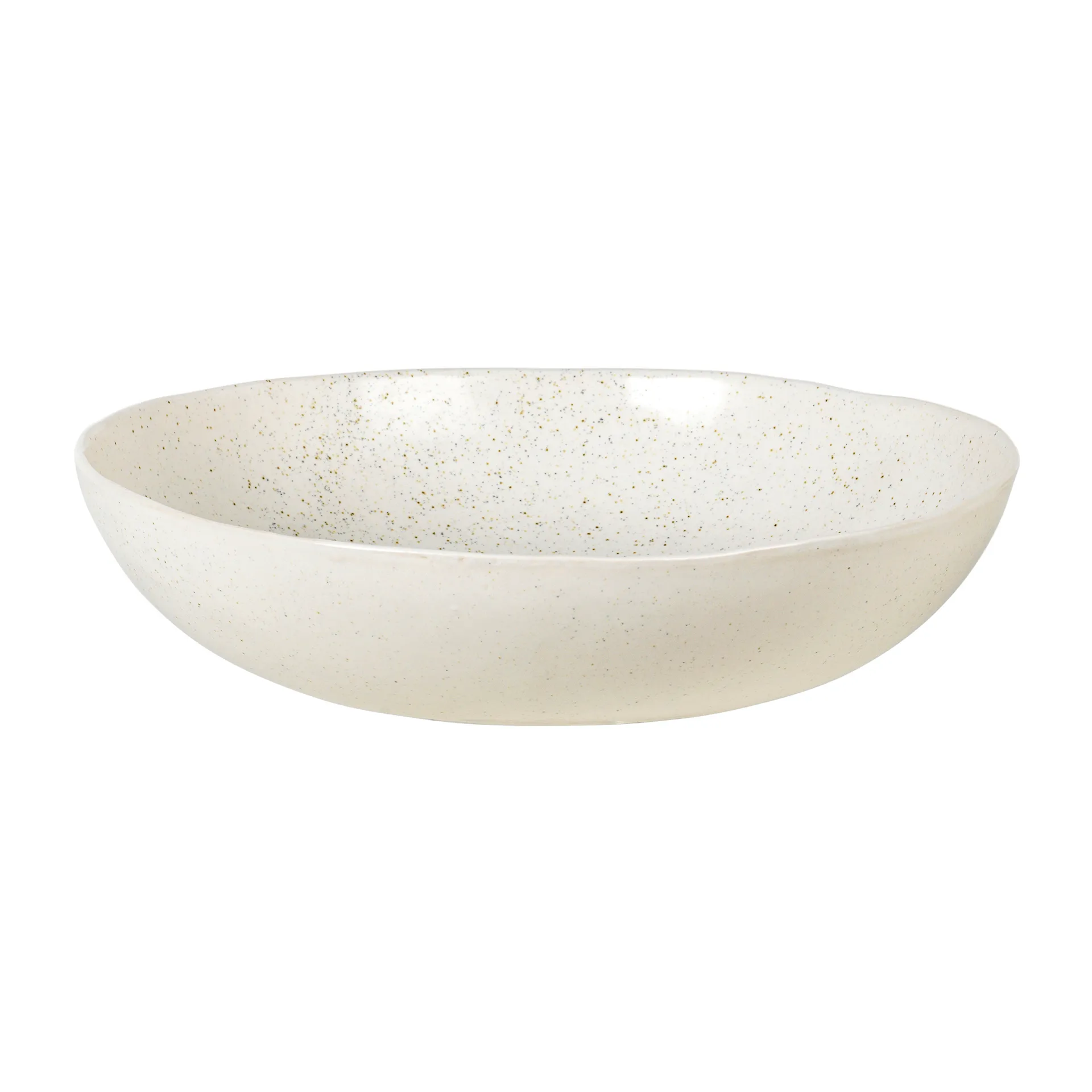 Nordic Vanilla saladekom middel Ø34,5 cm, Cream with grains Broste Copenhagen