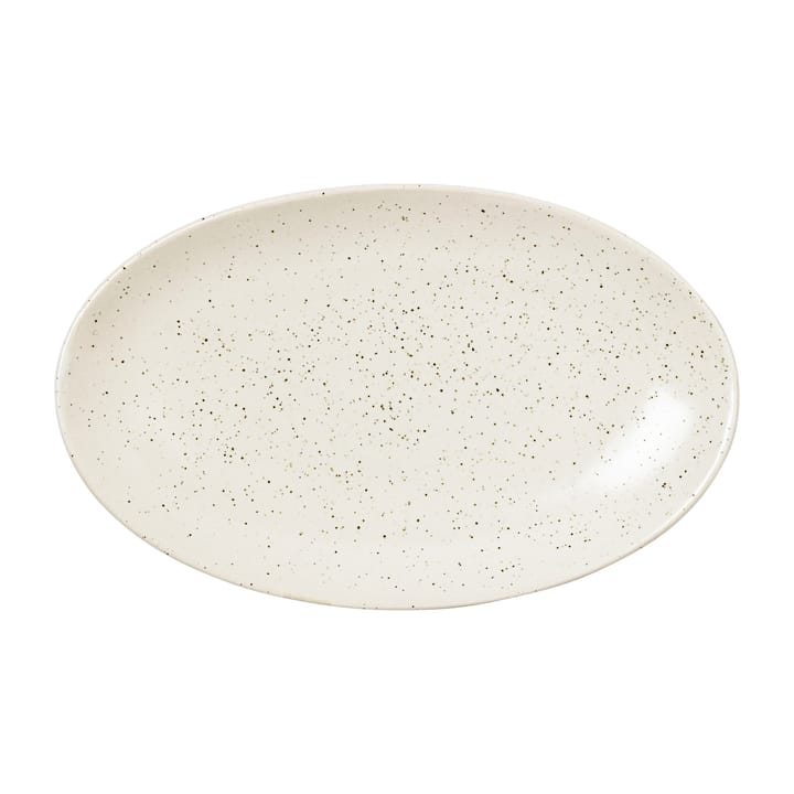 Nordic Vanilla schotel ovaal 22 cm - Cream with grains - Broste Copenhagen