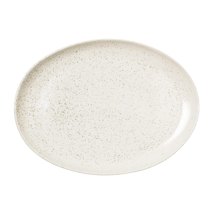 Nordic Vanilla schotel ovaal 35,5 cm - Cream with grains - Broste Copenhagen