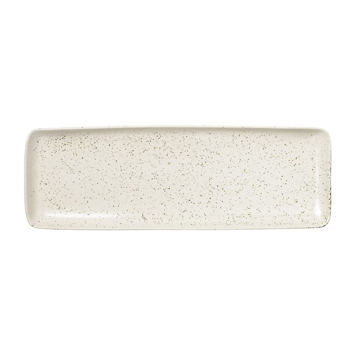 Nordic Vanilla schotel rechthoekig 12,5x35 cm - Cream with grains - Broste Copenhagen