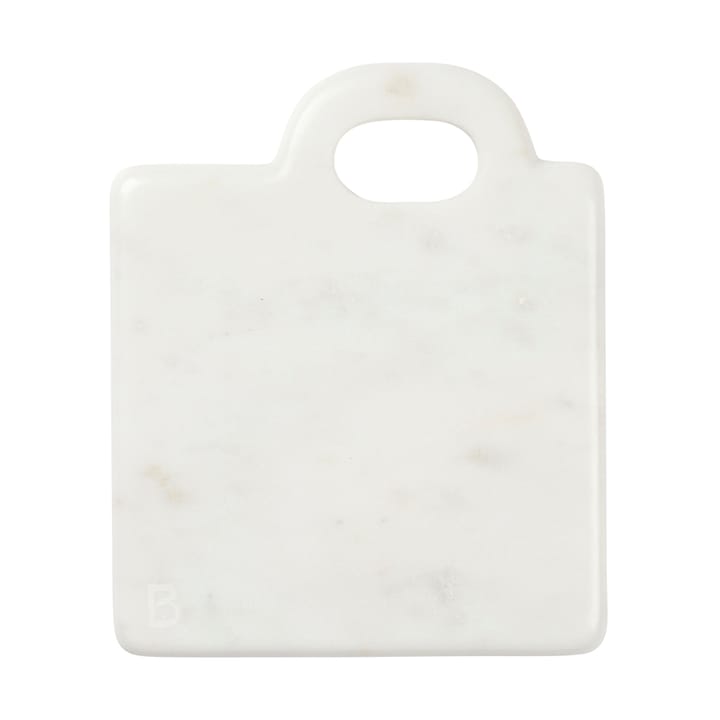 Olina snijplank 14x17 cm - White marble - Broste Copenhagen