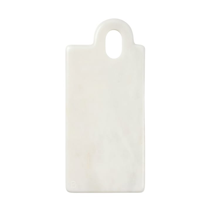 Olina snijplank 14x31 cm - White marble - Broste Copenhagen