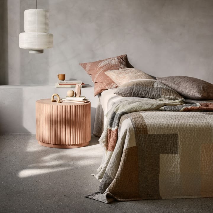 Patch kussenhoes 60x60 cm, Beige-bruin Broste Copenhagen