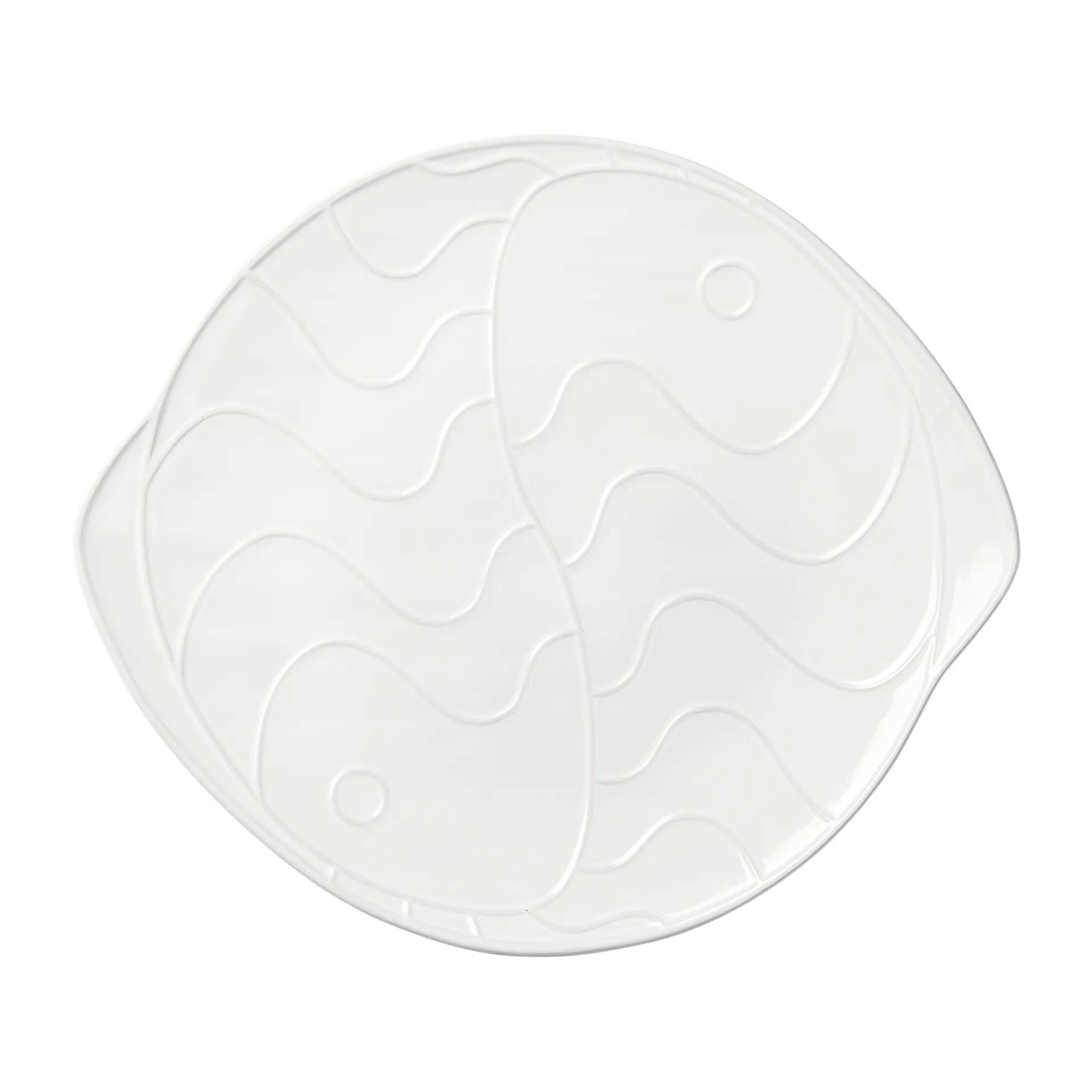 Pesce schotel 30x34,6 cm, Transparent white Broste Copenhagen