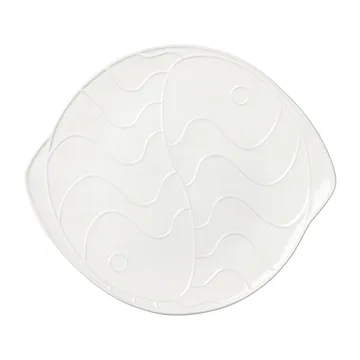 Pesce schotel 30x34,6 cm - Transparent white - Broste Copenhagen