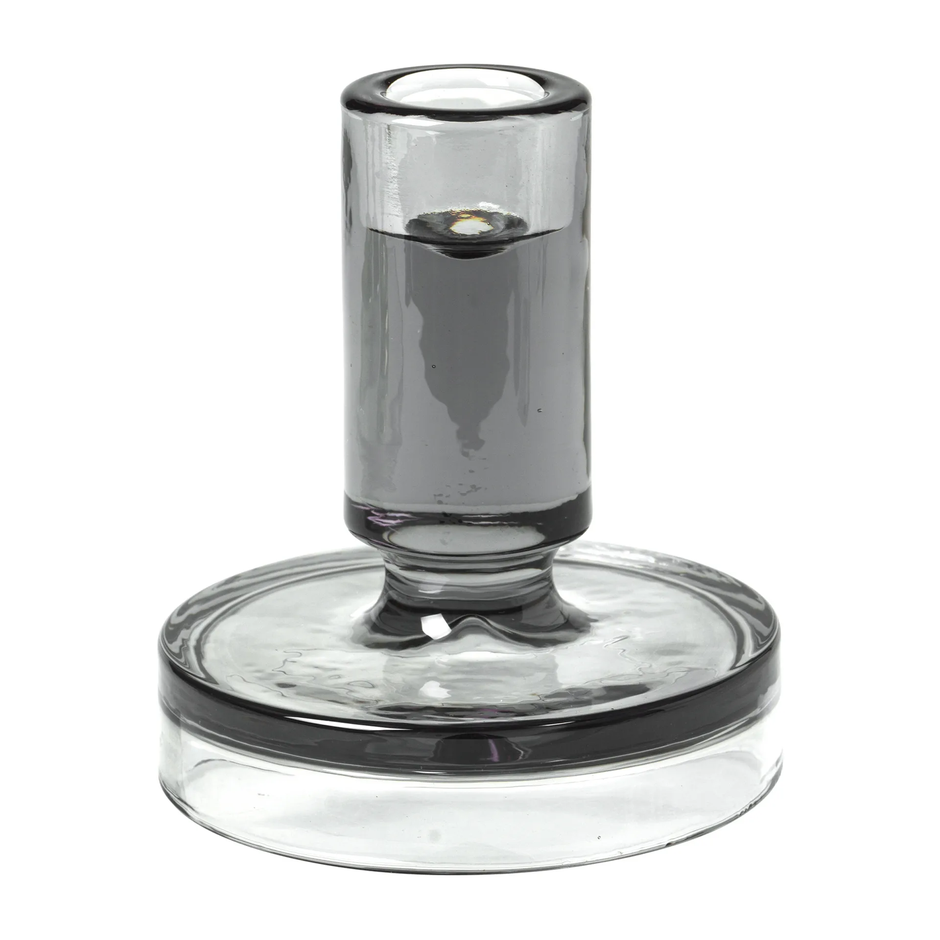 Petra kandelaar smoked pearl dark grey, 11 cm Broste Copenhagen