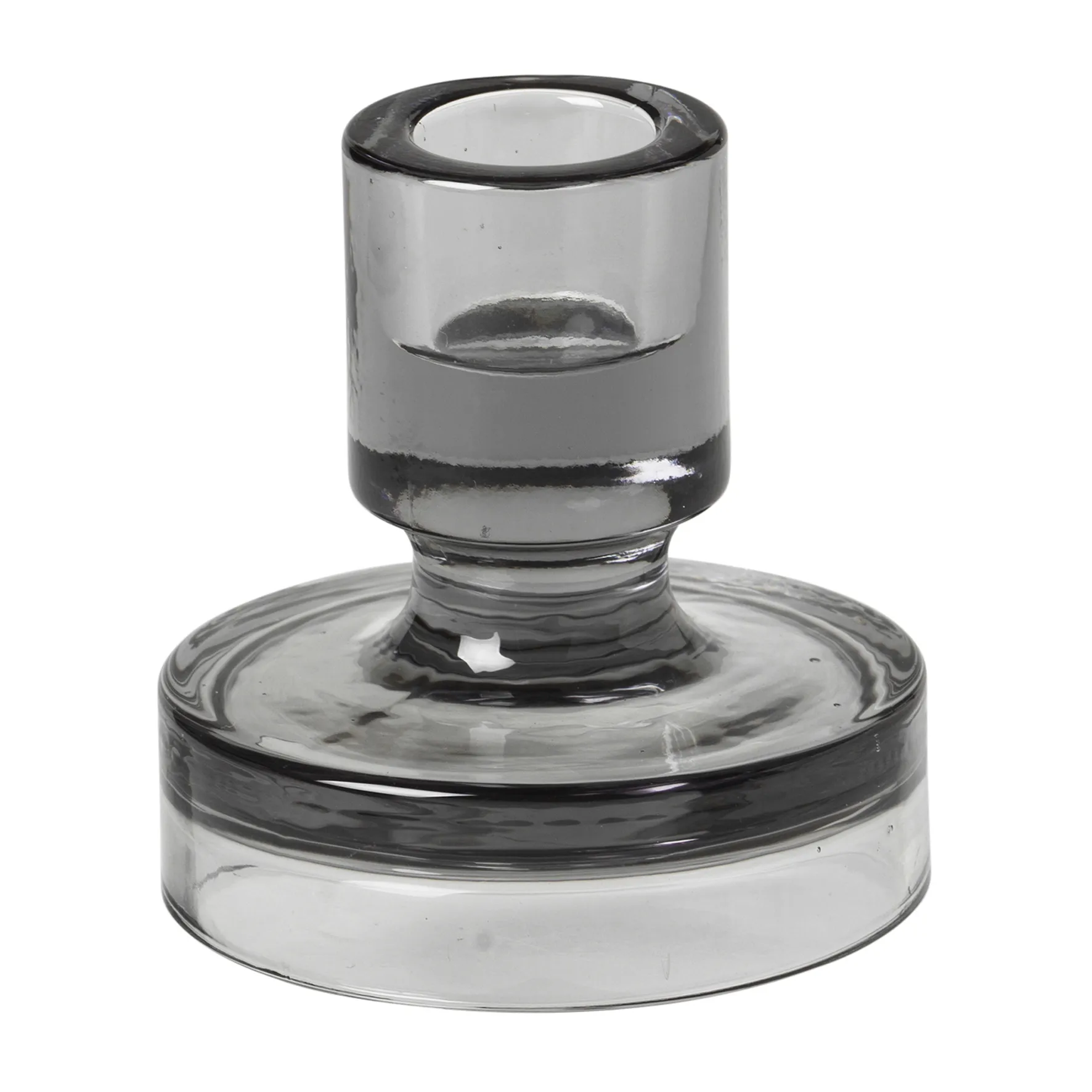 Petra kandelaar smoked pearl dark grey, 8 cm Broste Copenhagen