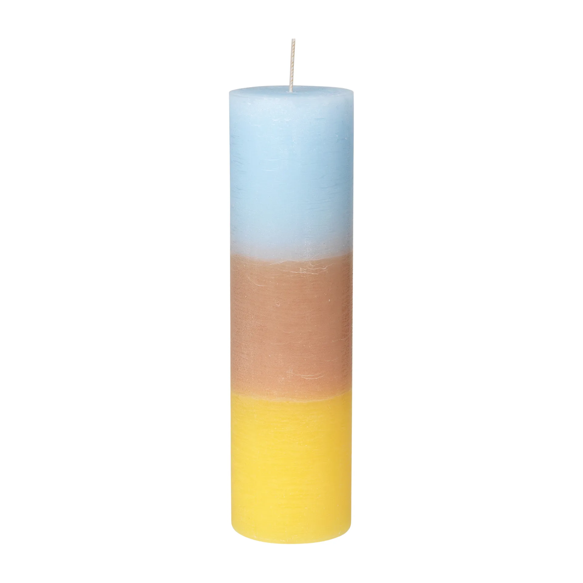 Rainbow blokkaars 25 cm, Pineapple cloud Broste Copenhagen
