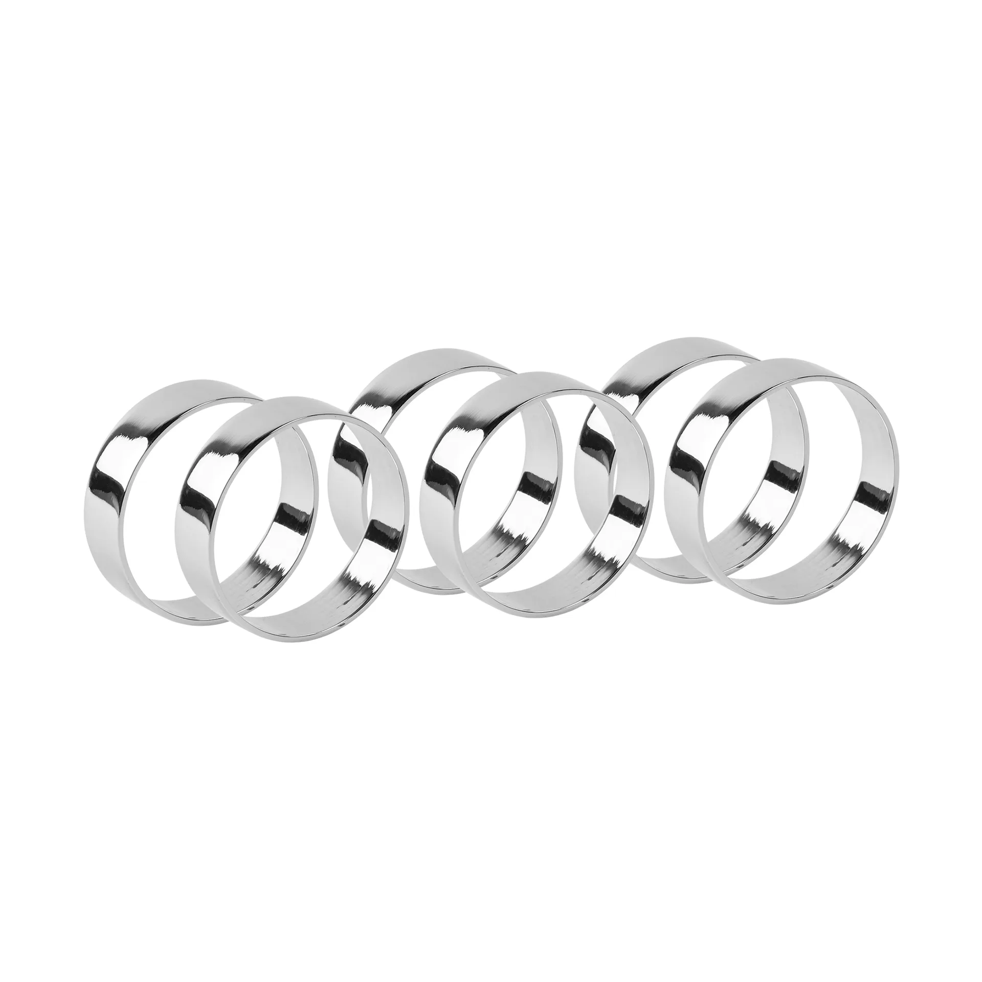 Ring servetring 6-pack, Silver finish Broste Copenhagen