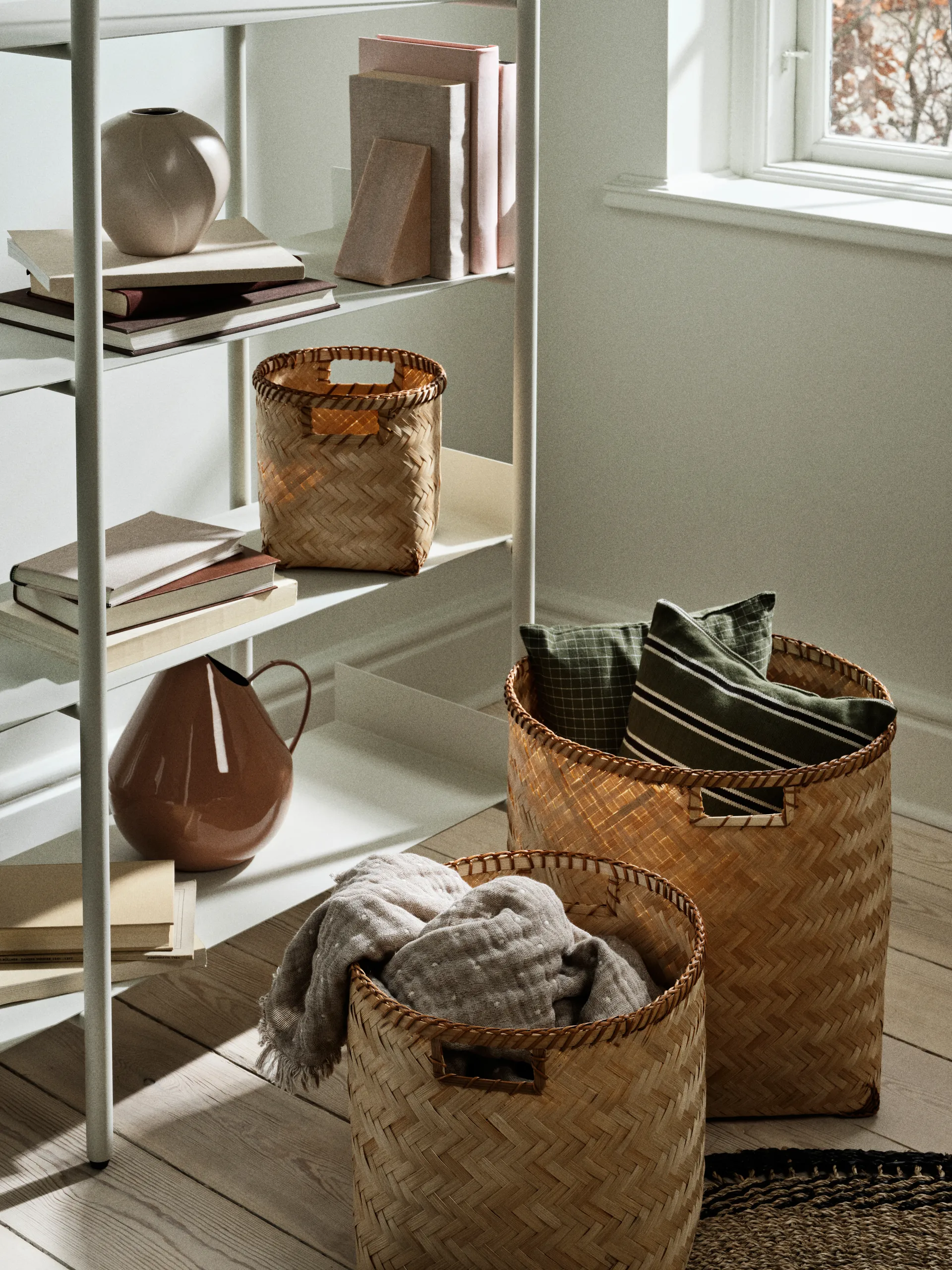 Rosario vaas Ø20x25 cm, Nut brown Broste Copenhagen