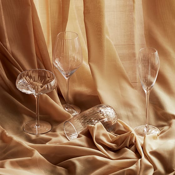 Sandvig champagneglas - Helder - Broste Copenhagen