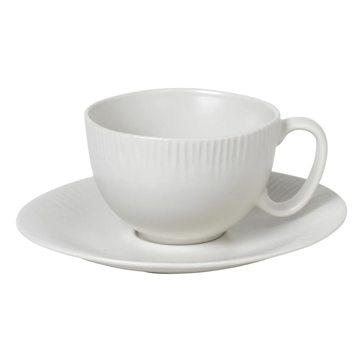Sandvig kop met schotel soft white - 12,5 cl - Broste Copenhagen