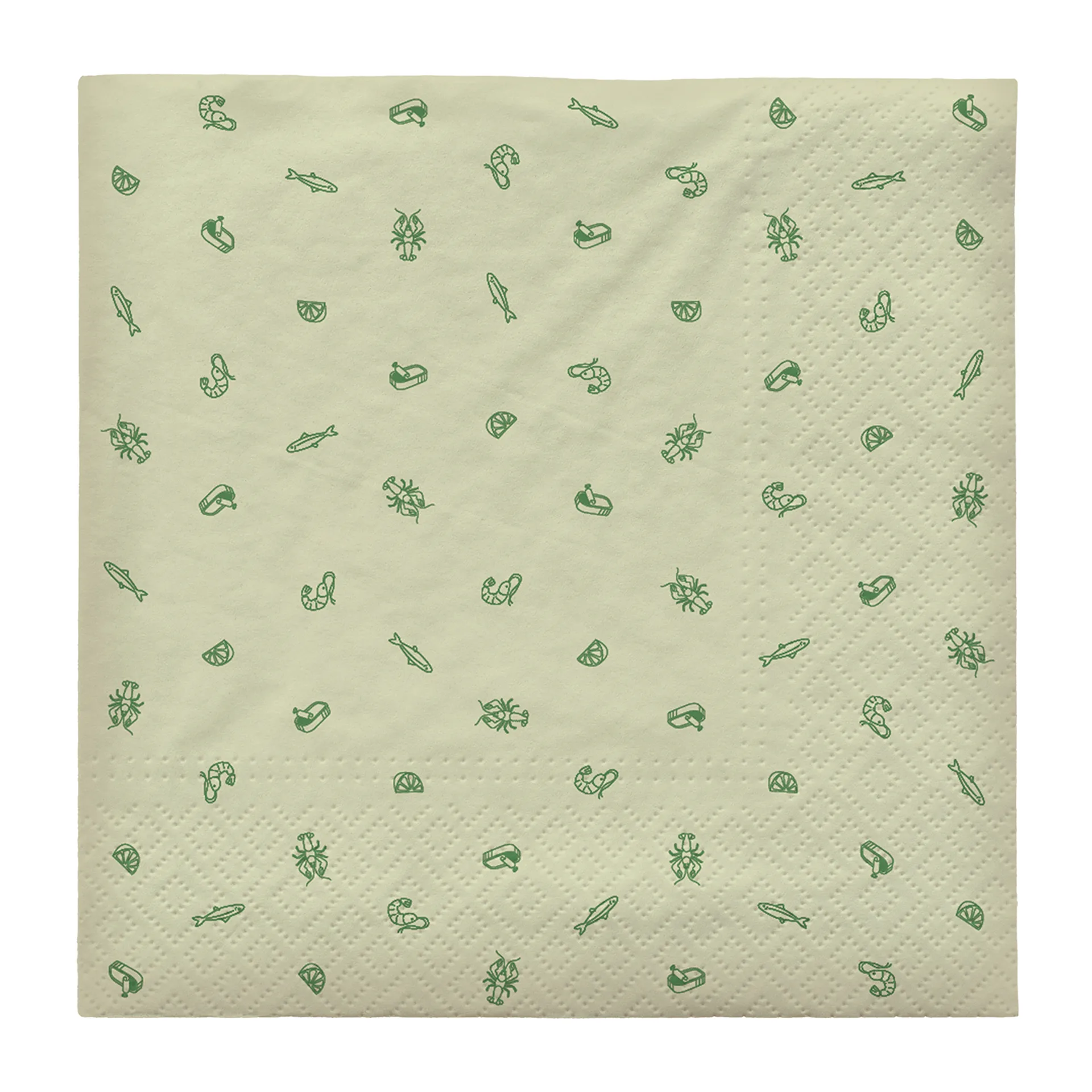 Sea servet 33x33 cm 20-pack, Jelly green Broste Copenhagen