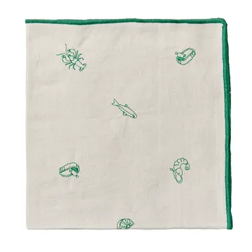Sea stoffen servet 45x45 cm - Jelly green - Broste Copenhagen