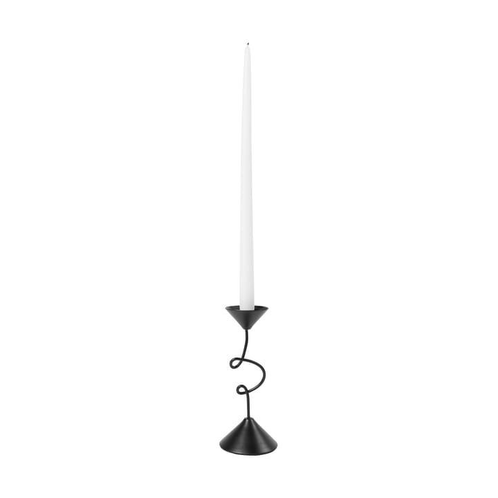 Selma kandelaar 19,5 cm, Black Broste Copenhagen