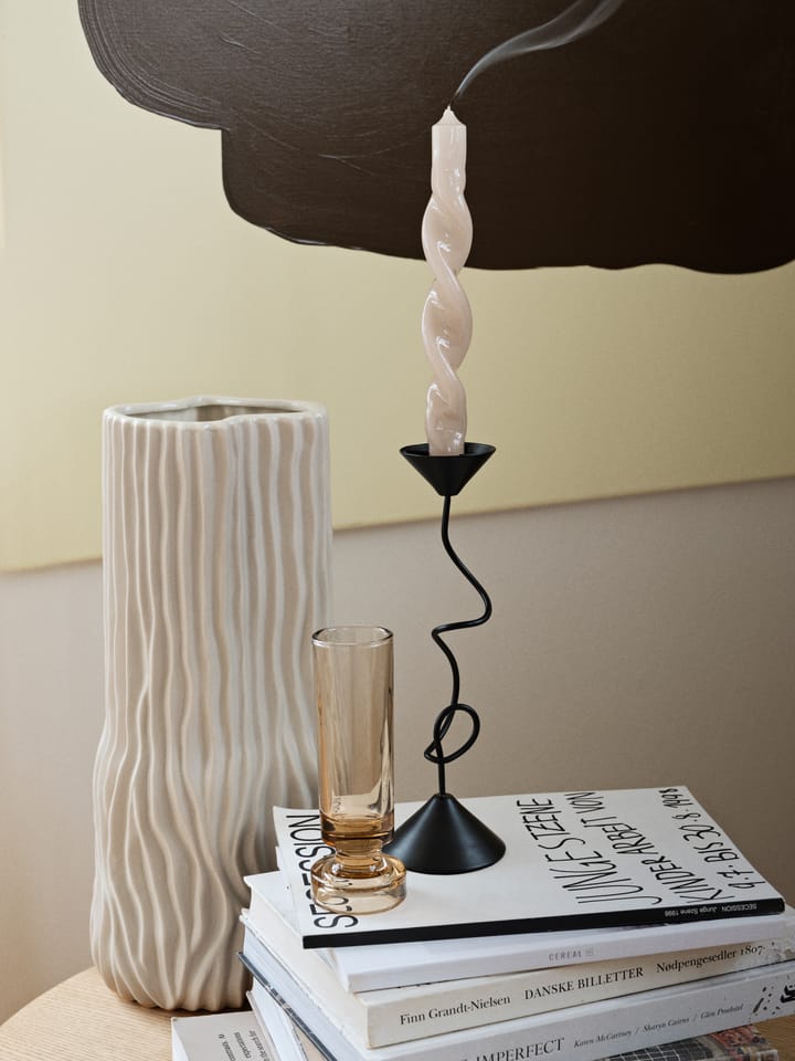 Selma kandelaar 26,5 cm, Black Broste Copenhagen