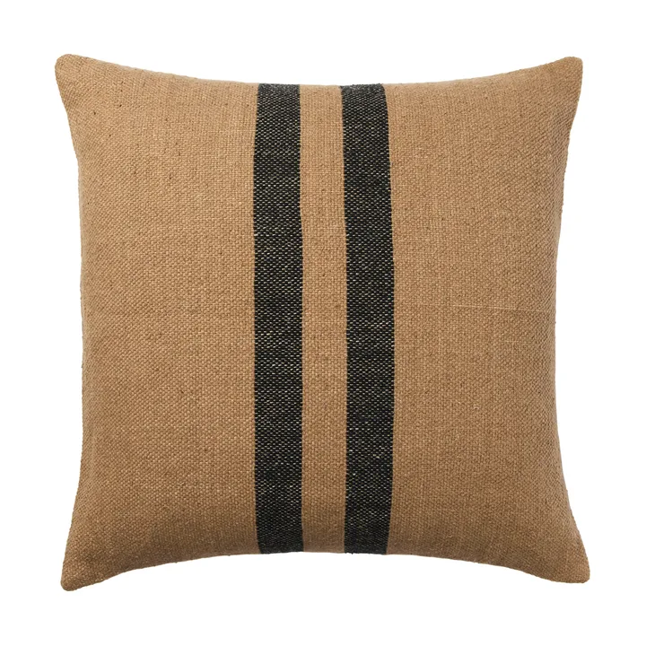 Sigrun kussensloop - Brown kelp-black, 50x50 cm - Broste Copenhagen