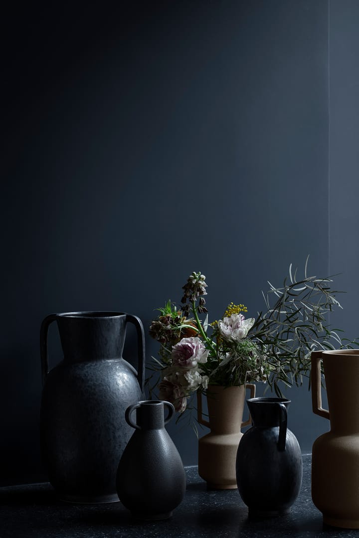 Simi vaas 29 cm, Antique grey-black Broste Copenhagen