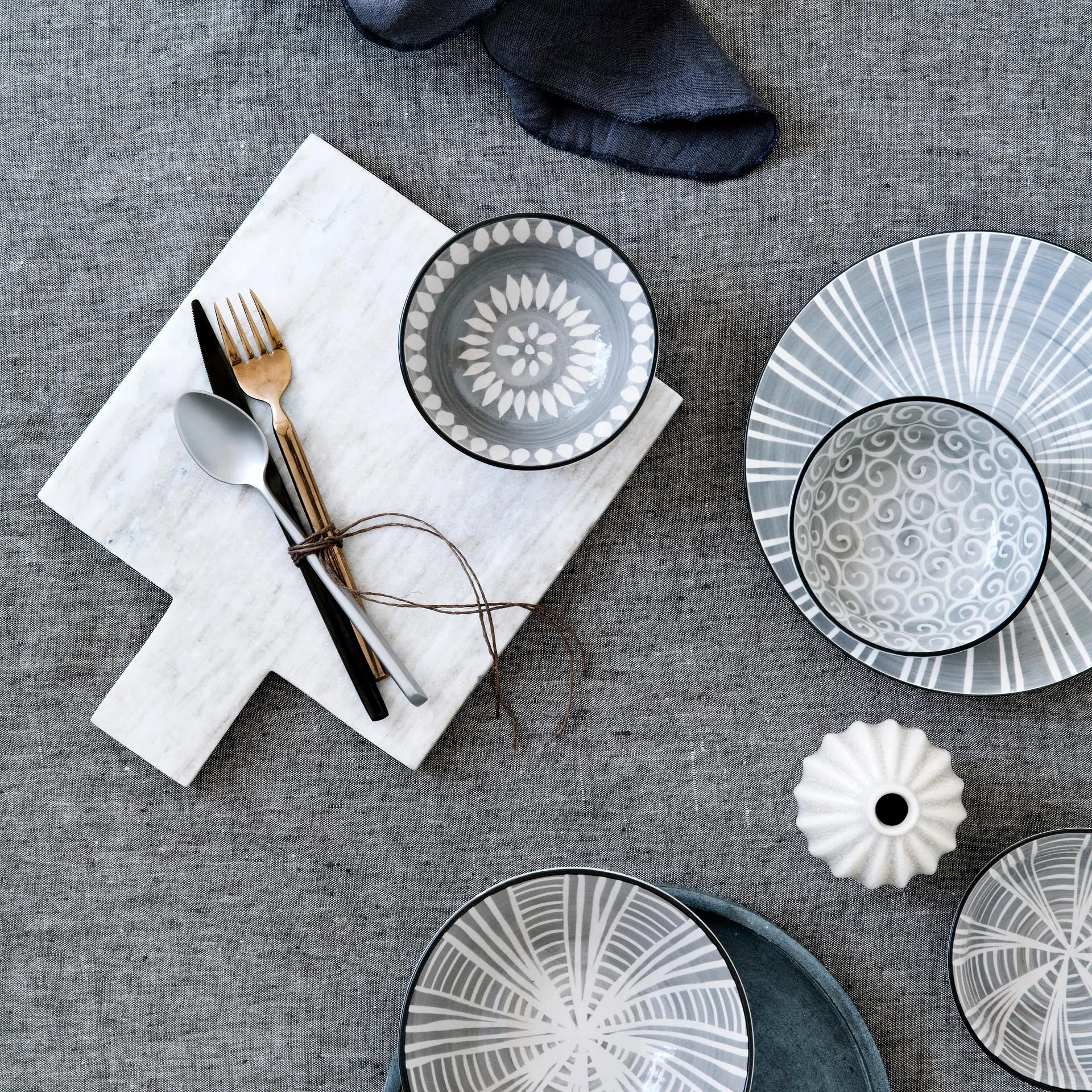 Sletten bestekset 16-delig, roestvrij staal - mat Broste Copenhagen