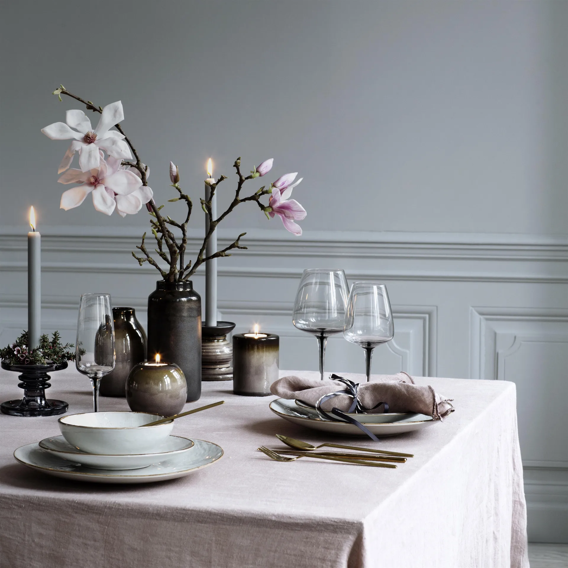 Smoke wit wijnglas, 40 cl. Broste Copenhagen