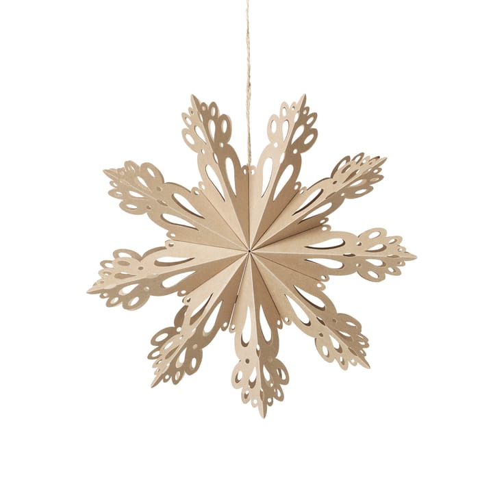 Snowflake kerstdecoratie natural - Ø30 cm - Broste Copenhagen