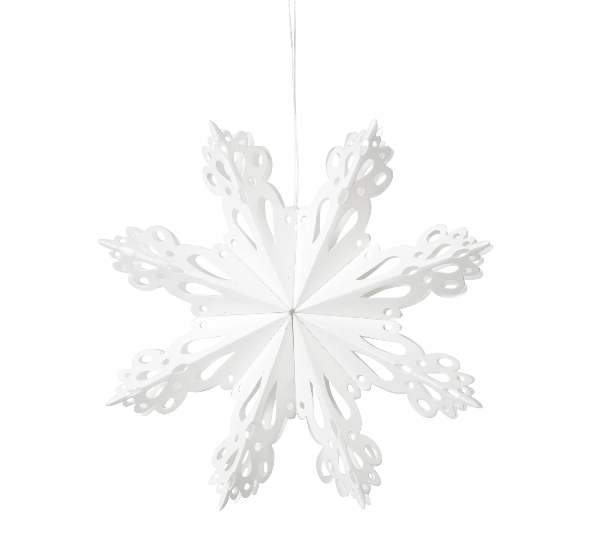 Snowflake kerstdecoratie White, Ø15 cm Broste Copenhagen