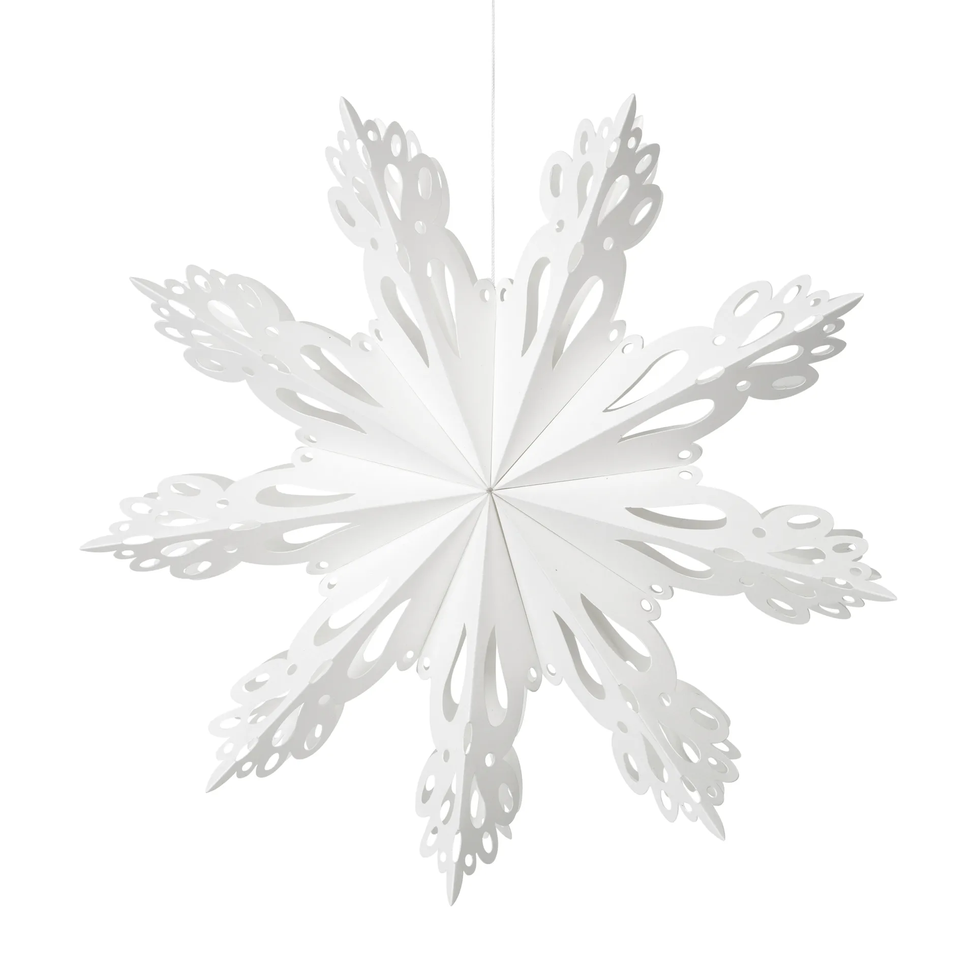 Snowflake kerstdecoratie White, Ø30 cm Broste Copenhagen