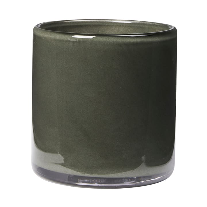 Solai Hurricane windlicht - Dark Green, Ø8 cm - Broste Copenhagen