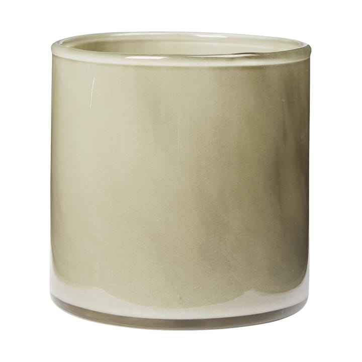Solai Hurricane windlicht - Light Green, Ø10 cm - Broste Copenhagen
