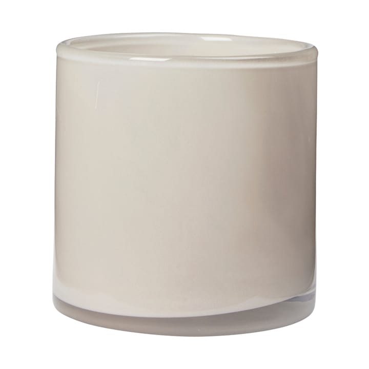 Solai Hurricane windlicht - Taupe Warm Grey, Ø10 cm - Broste Copenhagen