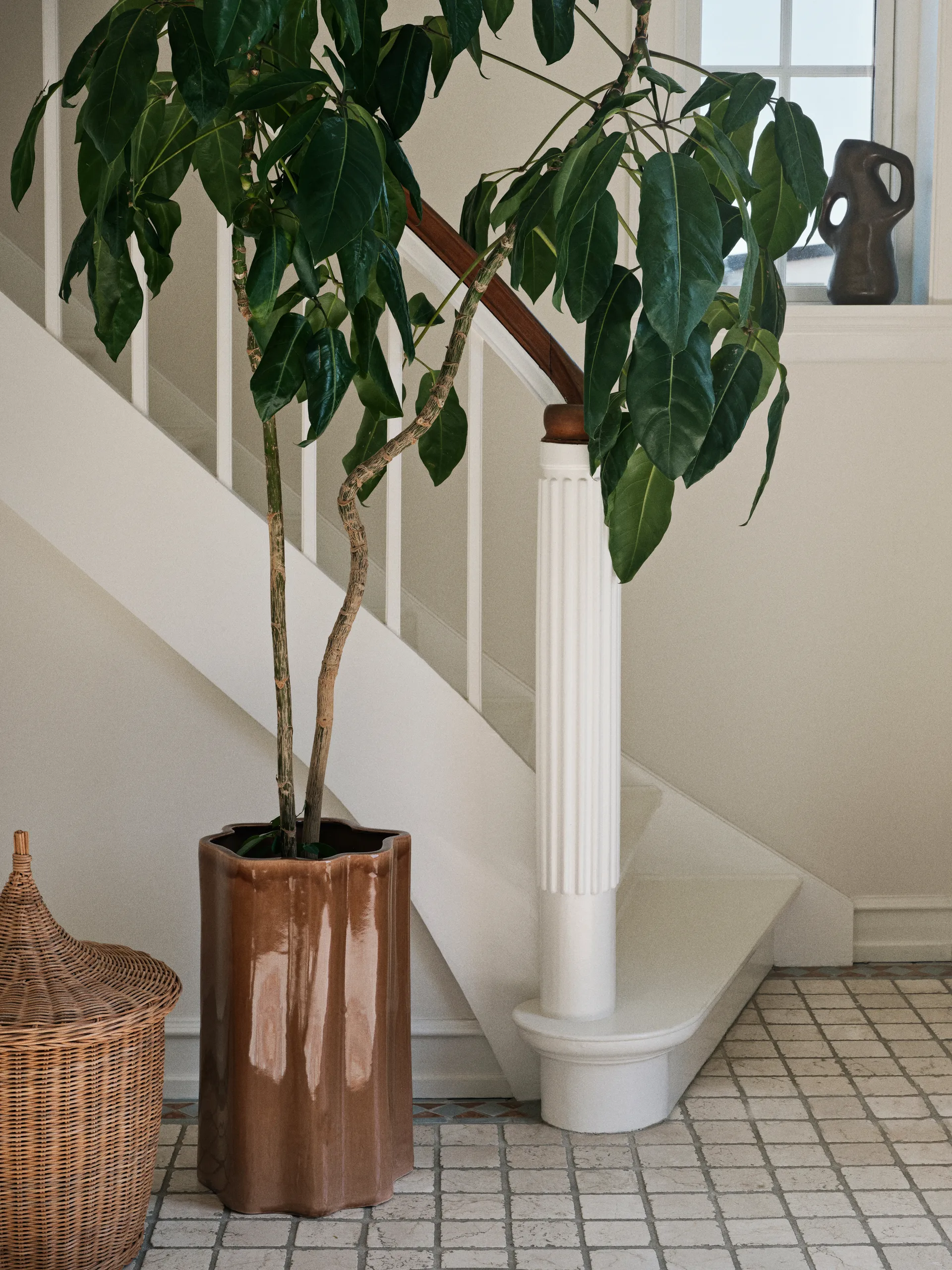 Sonja bloempot H:55 cm, Brown Broste Copenhagen