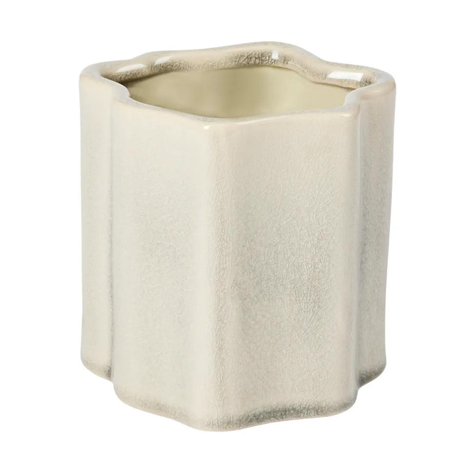 Sonja plantenpot H:12 cm, Rainy Day Grey Broste Copenhagen