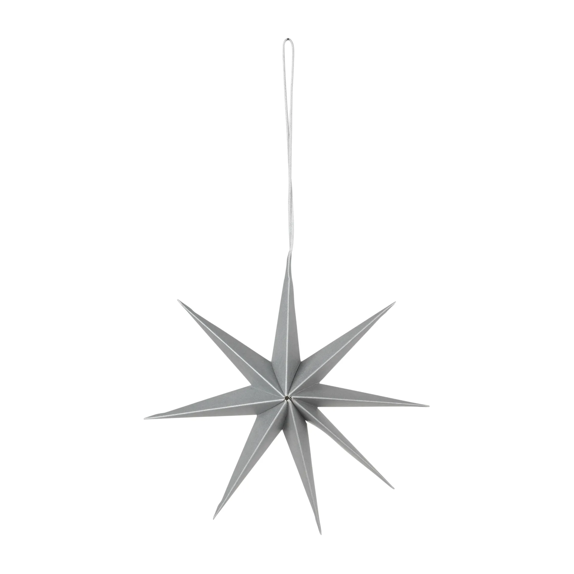Star papieren ster Ø15 cm, Silver Broste Copenhagen