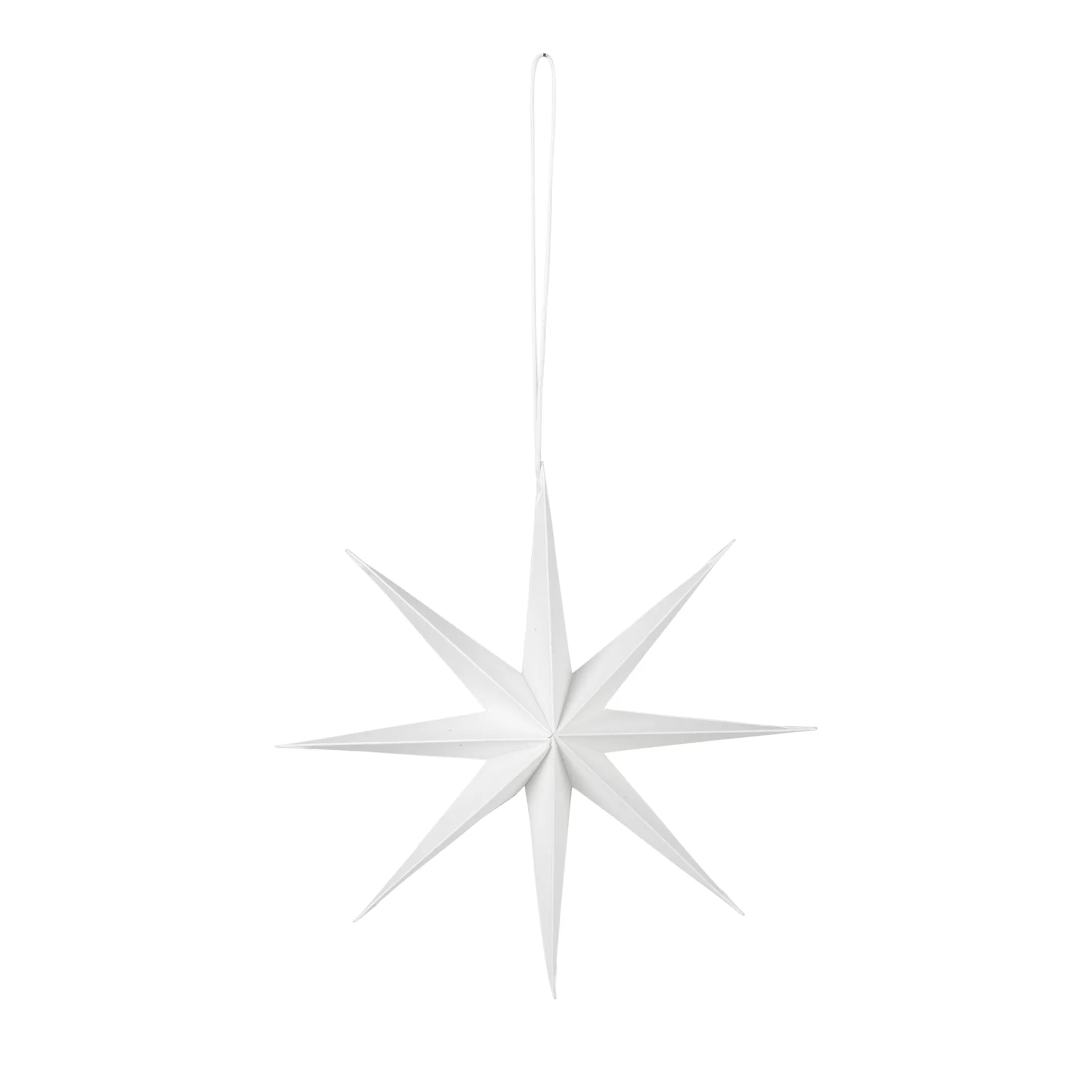 Star papieren ster Ø15 cm, White Broste Copenhagen