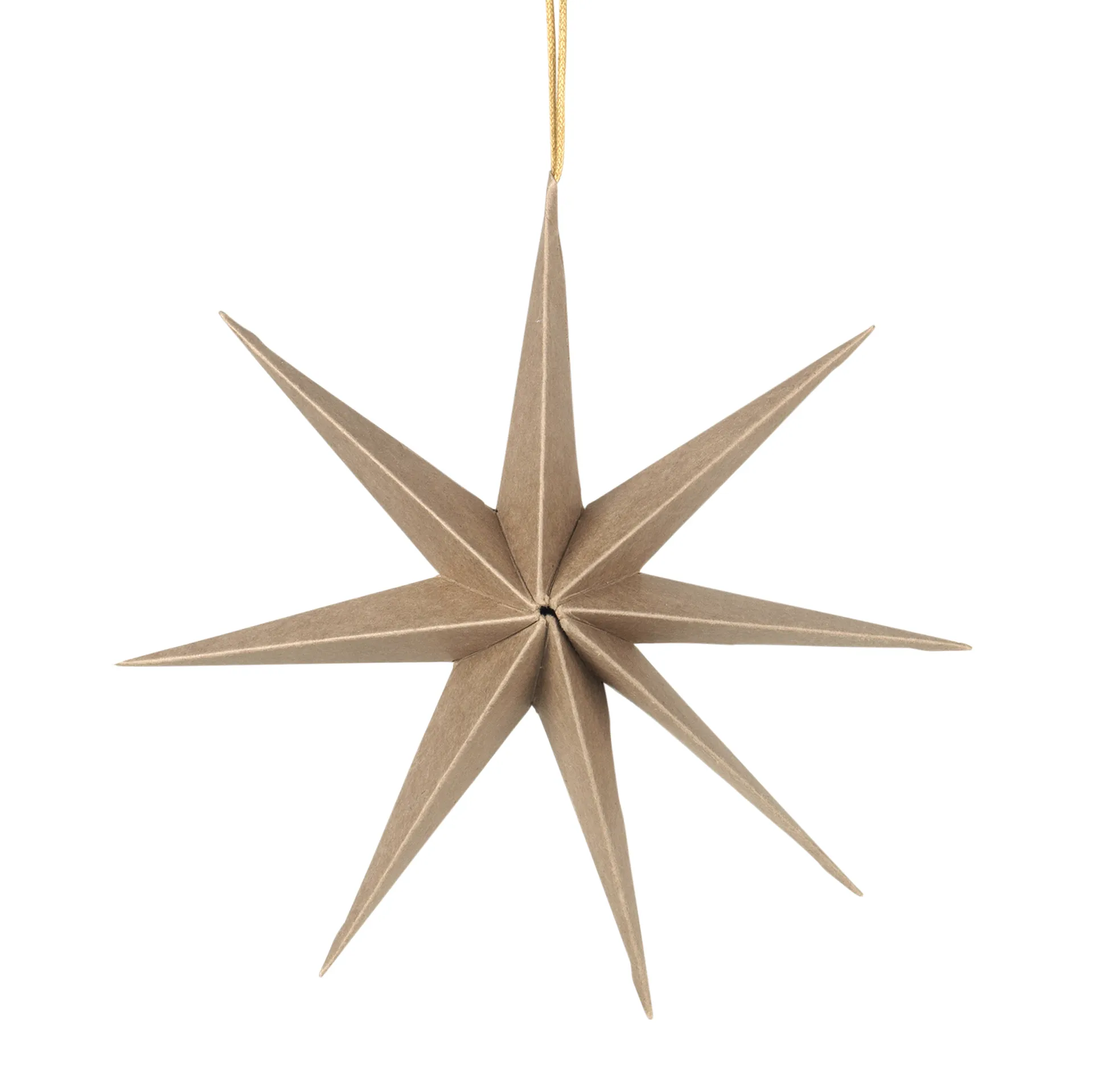 Star papieren ster Ø50 cm, Natural brown Broste Copenhagen