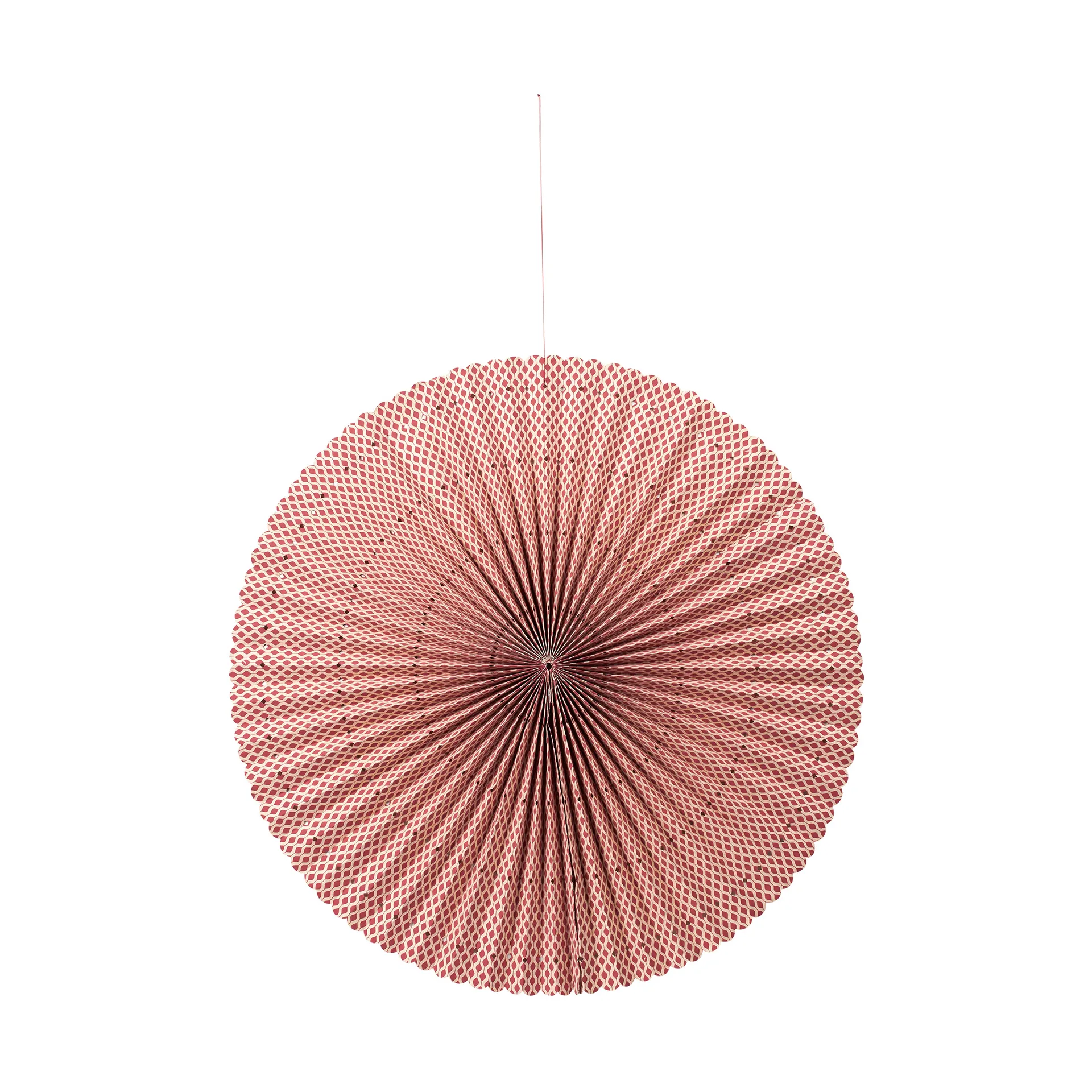 Stella rozet adventster L Ø60 cm, Pompeian red-natural Broste Copenhagen