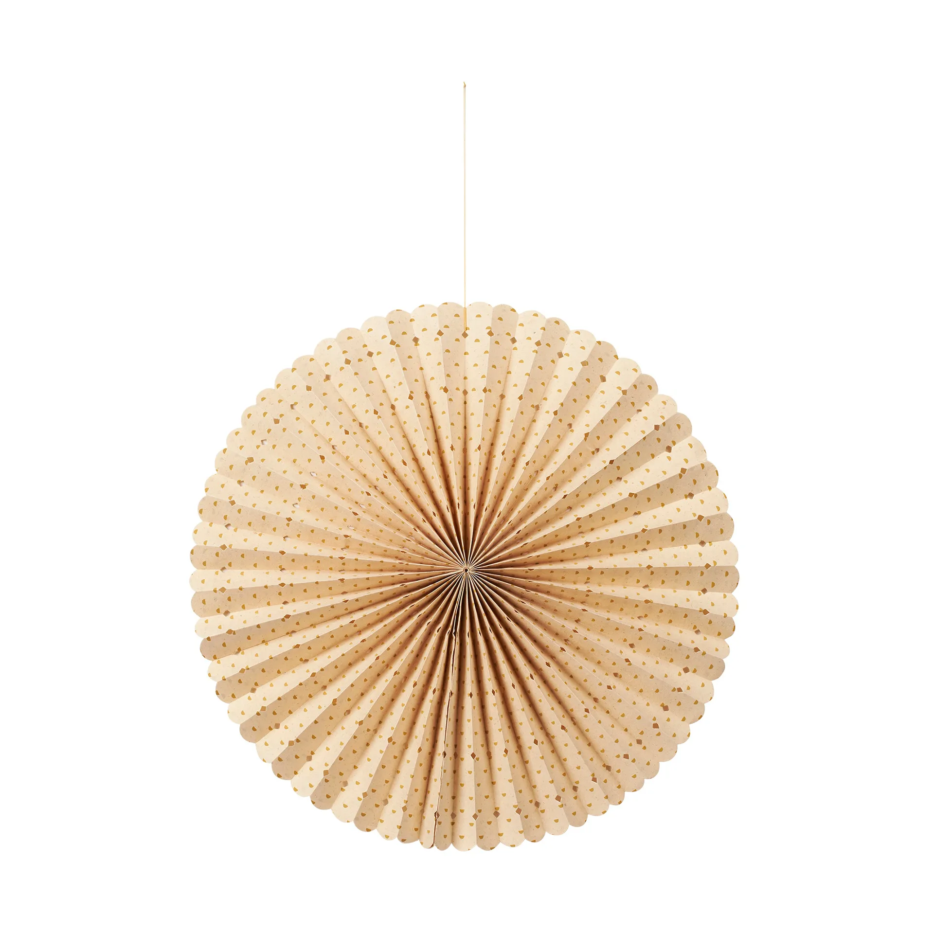 Stella rozet adventster M Ø43 cm, Natural-harvest gold Broste Copenhagen