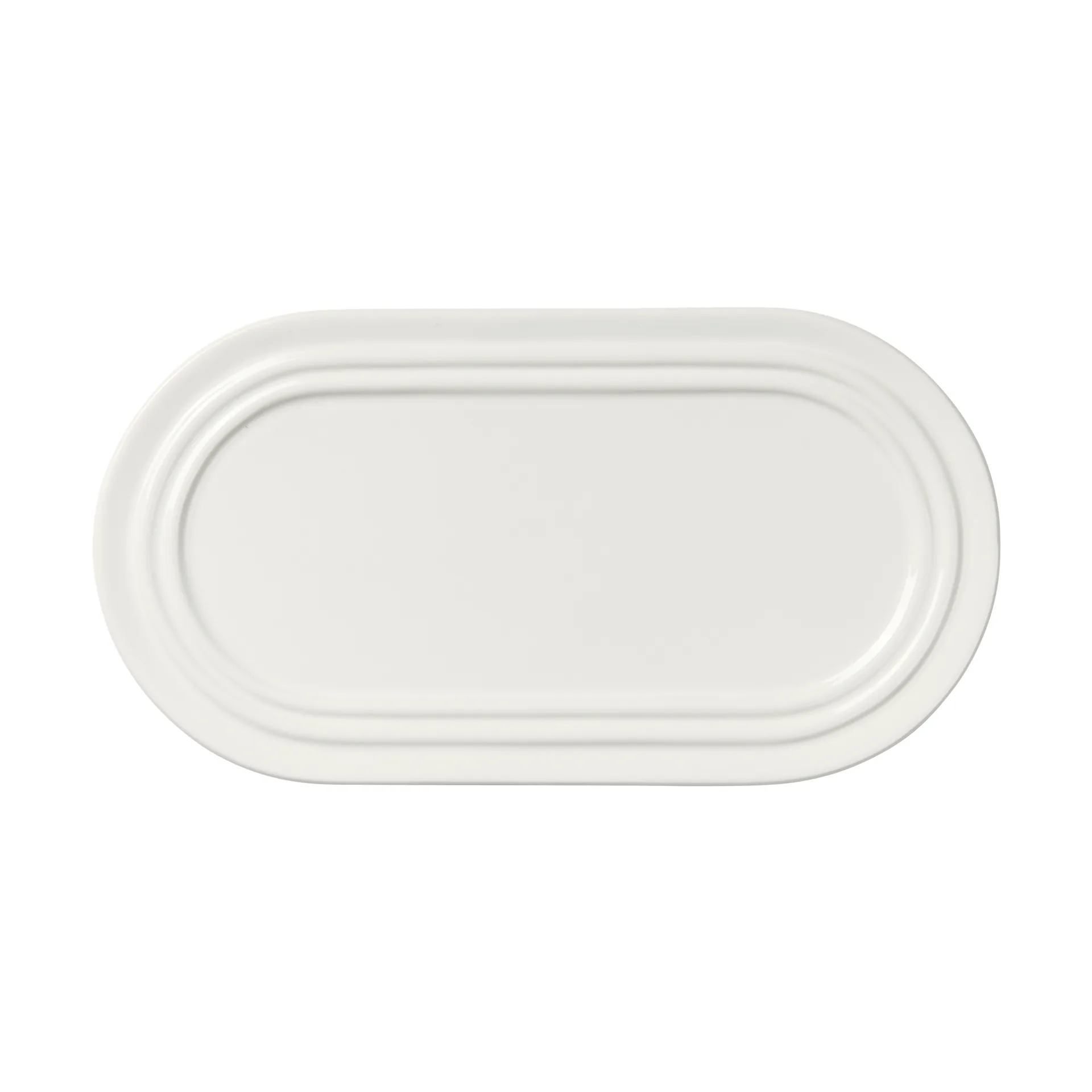 Stevns bord ovaal 27,5 cm, Chalk white Broste Copenhagen