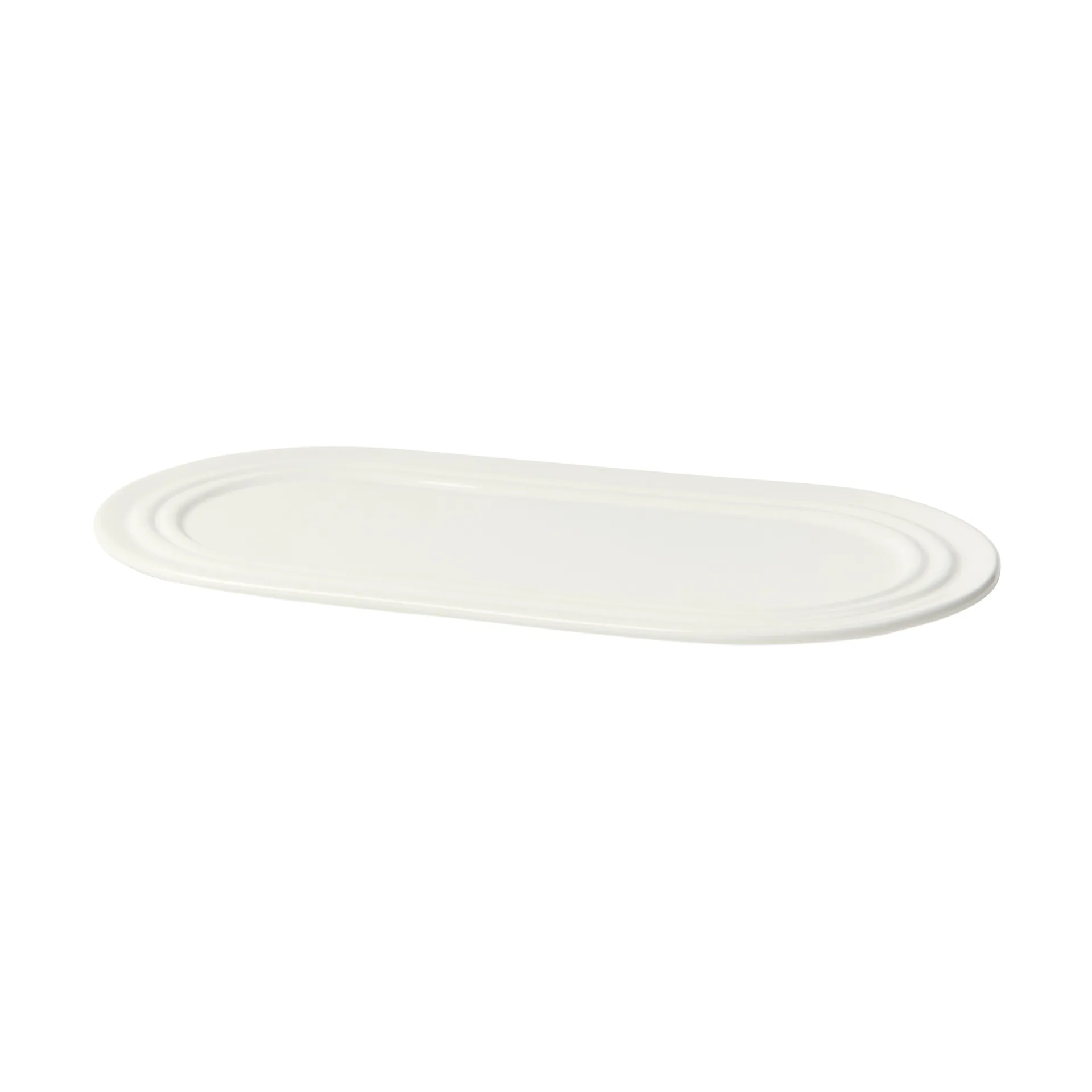 Stevns bord ovaal 27,5 cm, Chalk white Broste Copenhagen