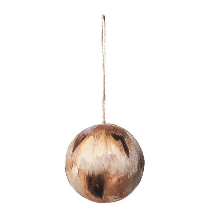Tori kerstbal - Natural dark brown  - Broste Copenhagen