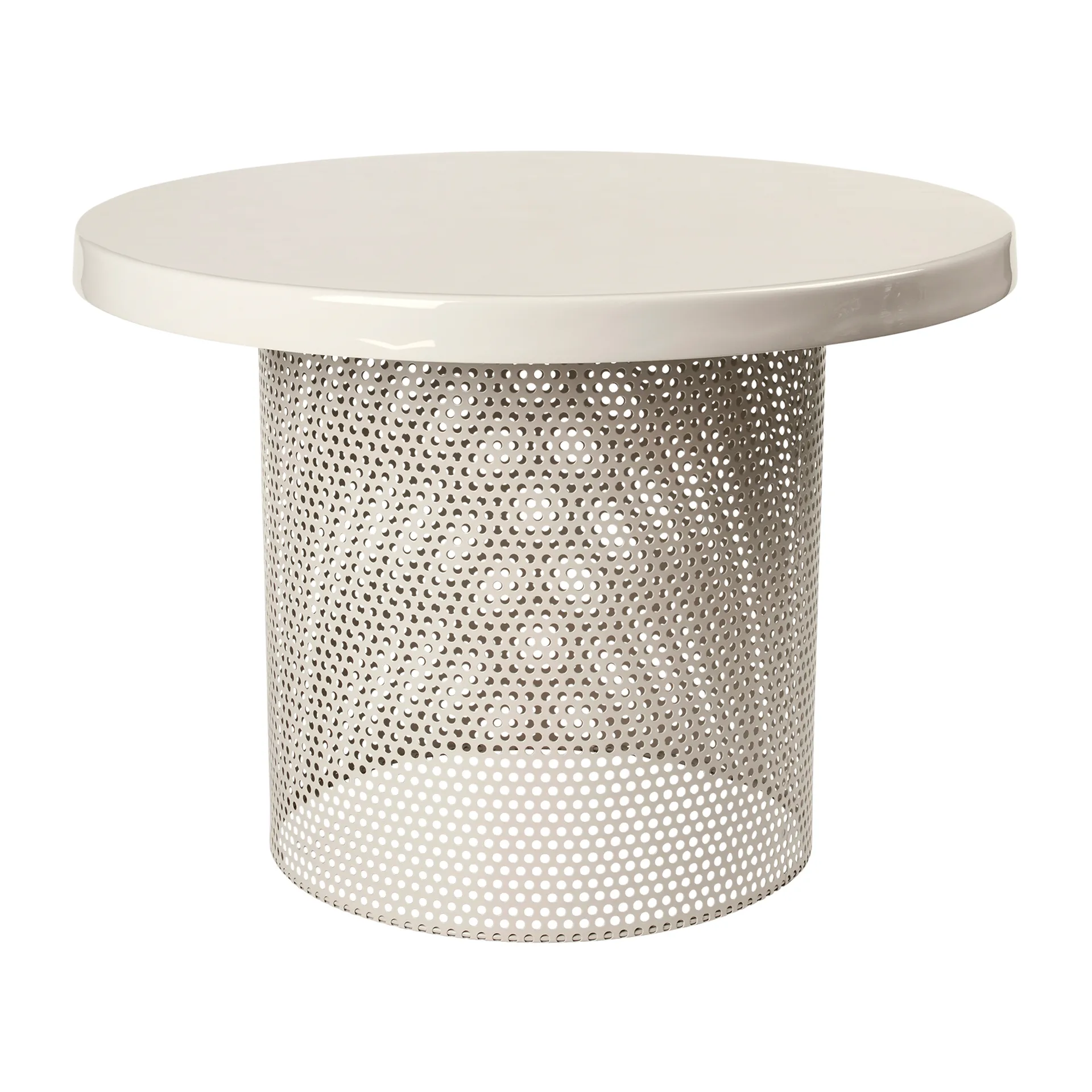 Tulina tafel Ø50x36 cm, Off white Broste Copenhagen